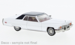 Brekina 18129 - H0 - Cadillac deVille Coupé - weiß/schwarz